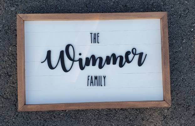 Handmade Personalized Family Name Farmhouse Wood Sign Handmade Decor Country Family Home Fall Decor Christmas Gift for Friends and Family