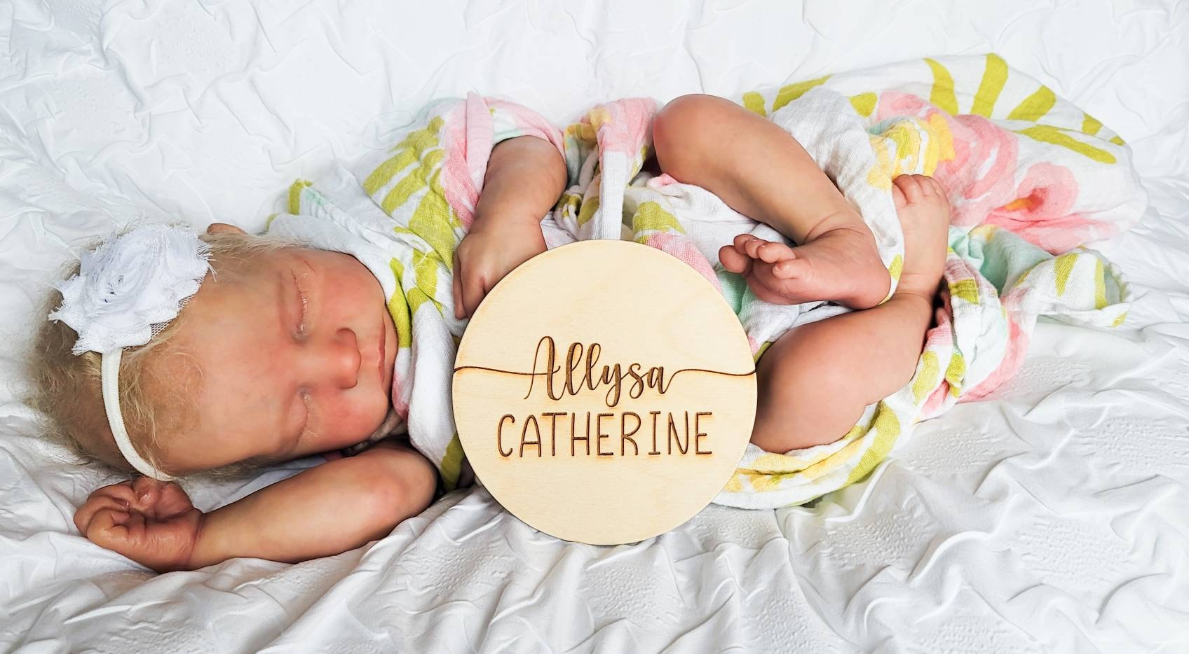 Wooden Newborn Name Sign Baby Infant Welcome Name Announcement Wood Photo Prop Baby Shower Gift Reborn Baby Accessories