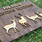 Gift for Grandpa Hunting with Papa Dad Father's Day Birthday Sign Personalized Customized Hunting Trip Gift For Him 1-11 Deer Large Family 8