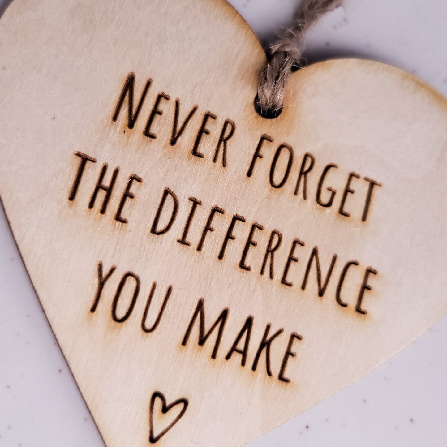 Volunteer Christmas Ornament | Teacher Ornament | Appreciation | Never Forget The Difference You Make | Mentor Christmas Gifts