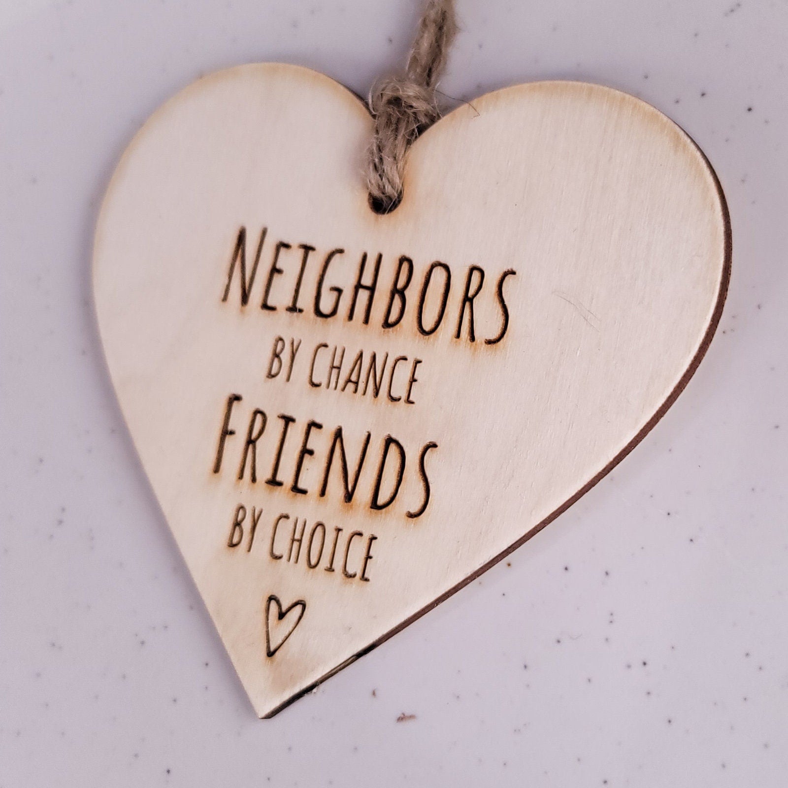 Neighbor Christmas Ornament | Neighbor Appreciation | Neighbors By Chance Friends By Choice | Bulk Neighbor Christmas Gifts | Neighbor Gift