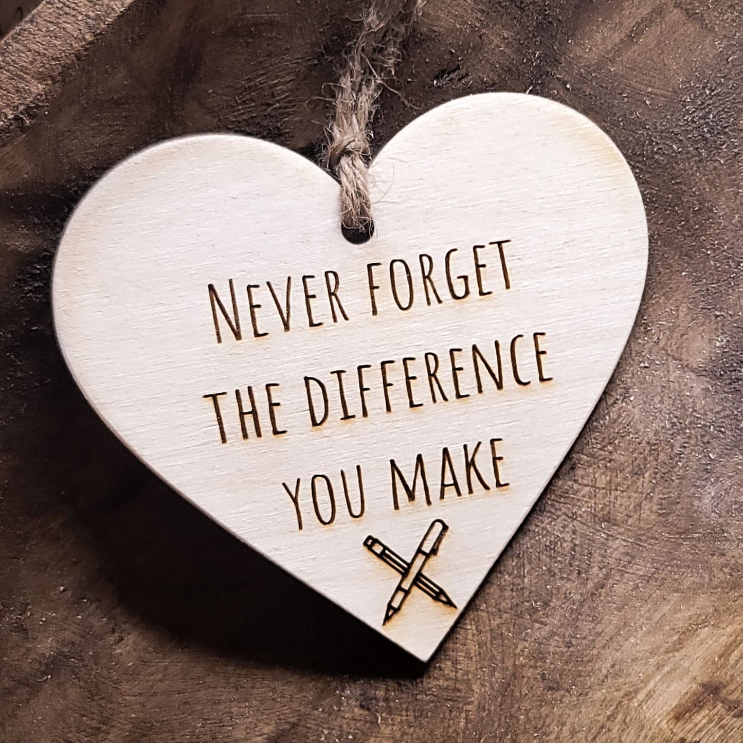 Teacher Christmas Ornament | Teacher Ornament | Teacher Appreciation | Never Forget The Difference You Make | Teacher Christmas Gifts