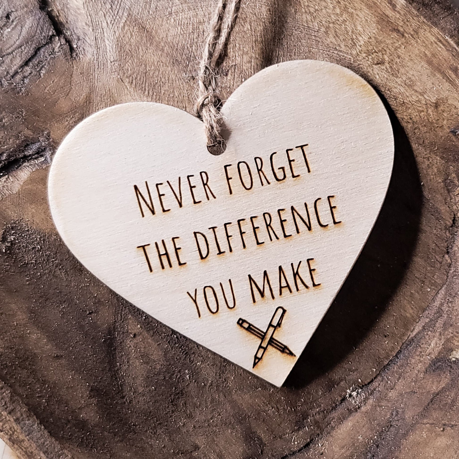 Teacher Christmas Ornament | Teacher Ornament | Teacher Appreciation | Never Forget The Difference You Make | Teacher Christmas Gifts