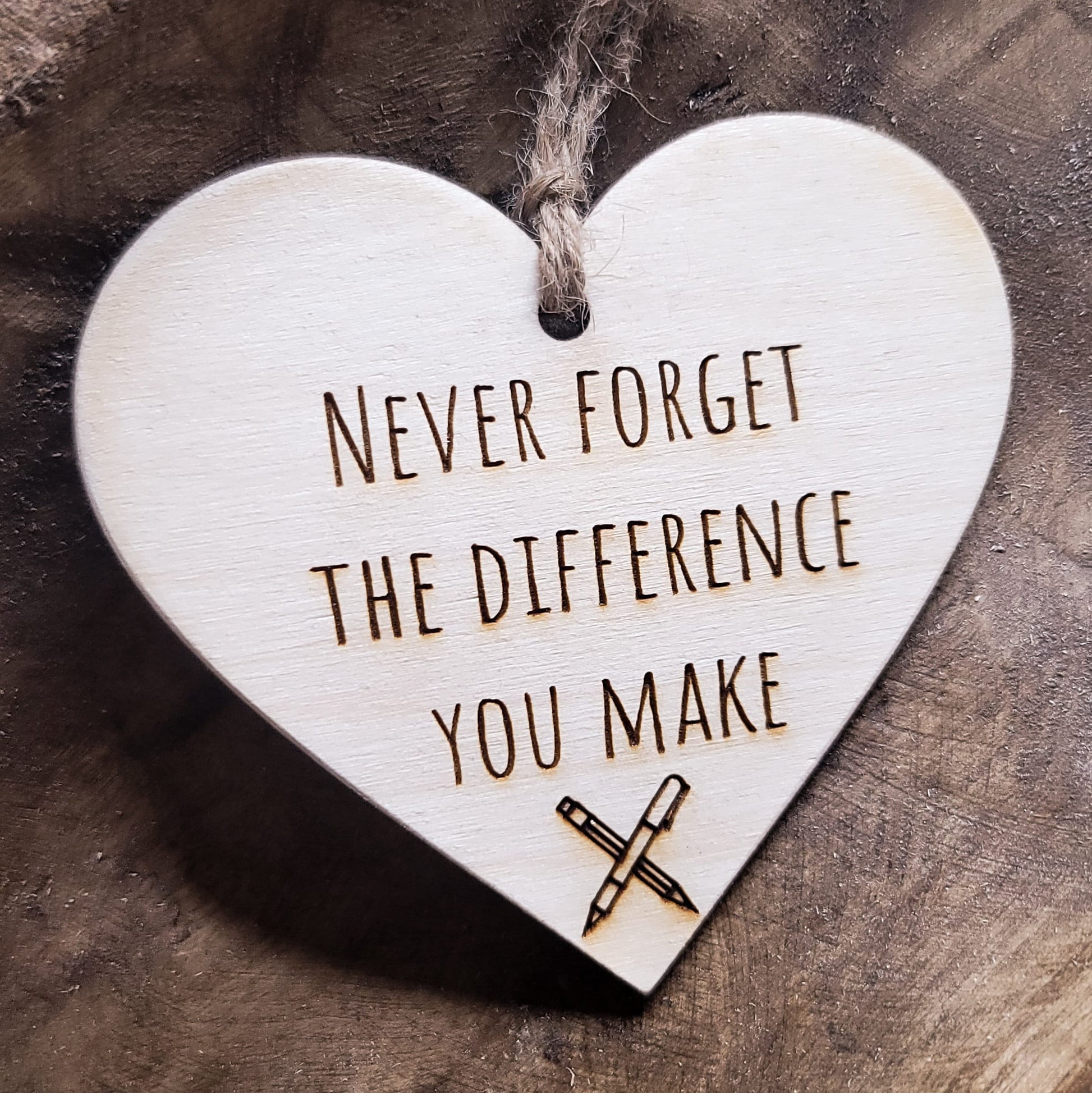 Teacher Christmas Ornament | Teacher Ornament | Teacher Appreciation | Never Forget The Difference You Make | Teacher Christmas Gifts