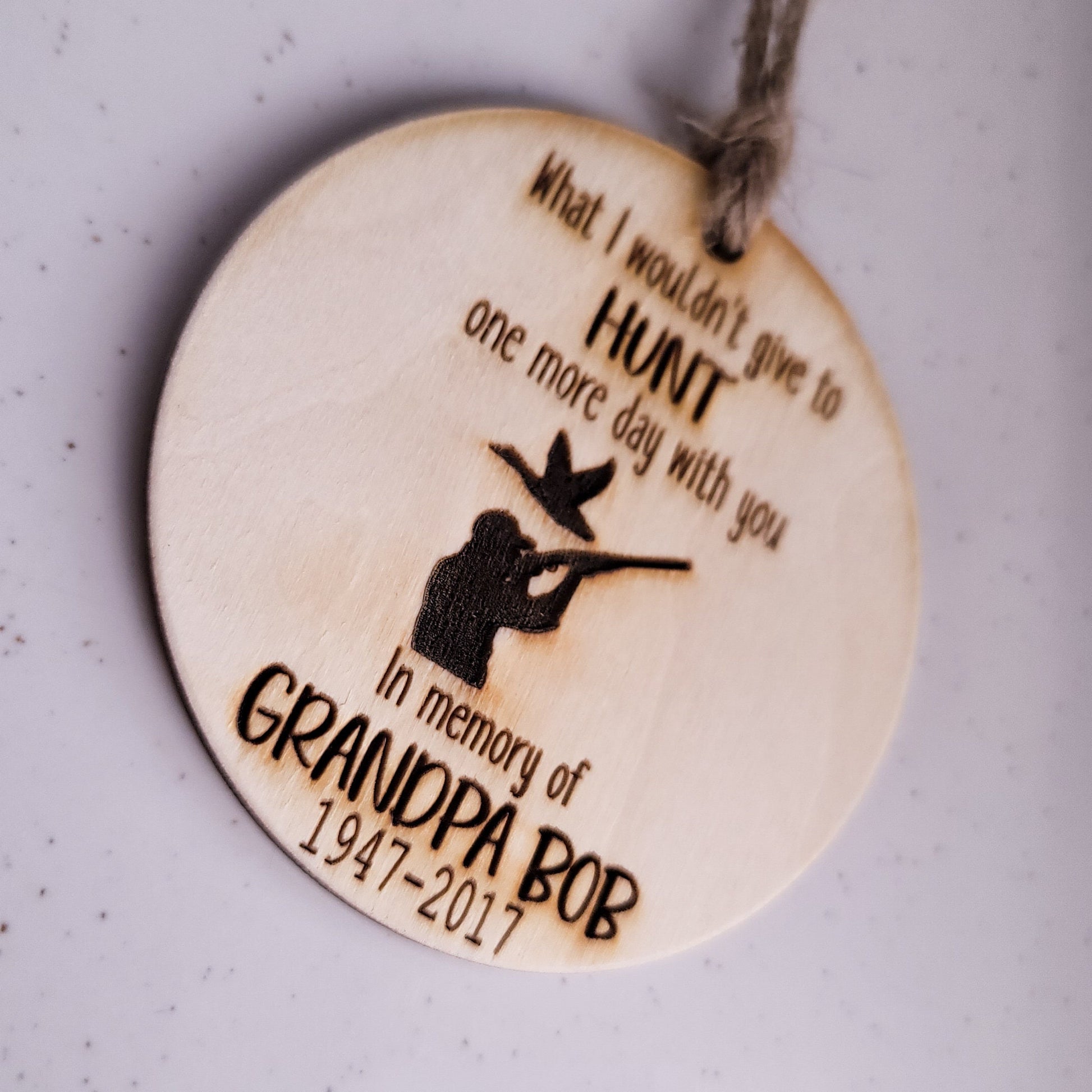 Duck Hunting in Heaven Ornament Duck Hunter Angel Memorial Christmas Tree Hunting with Grandpa Dad Brother Mom Hunting Memorial