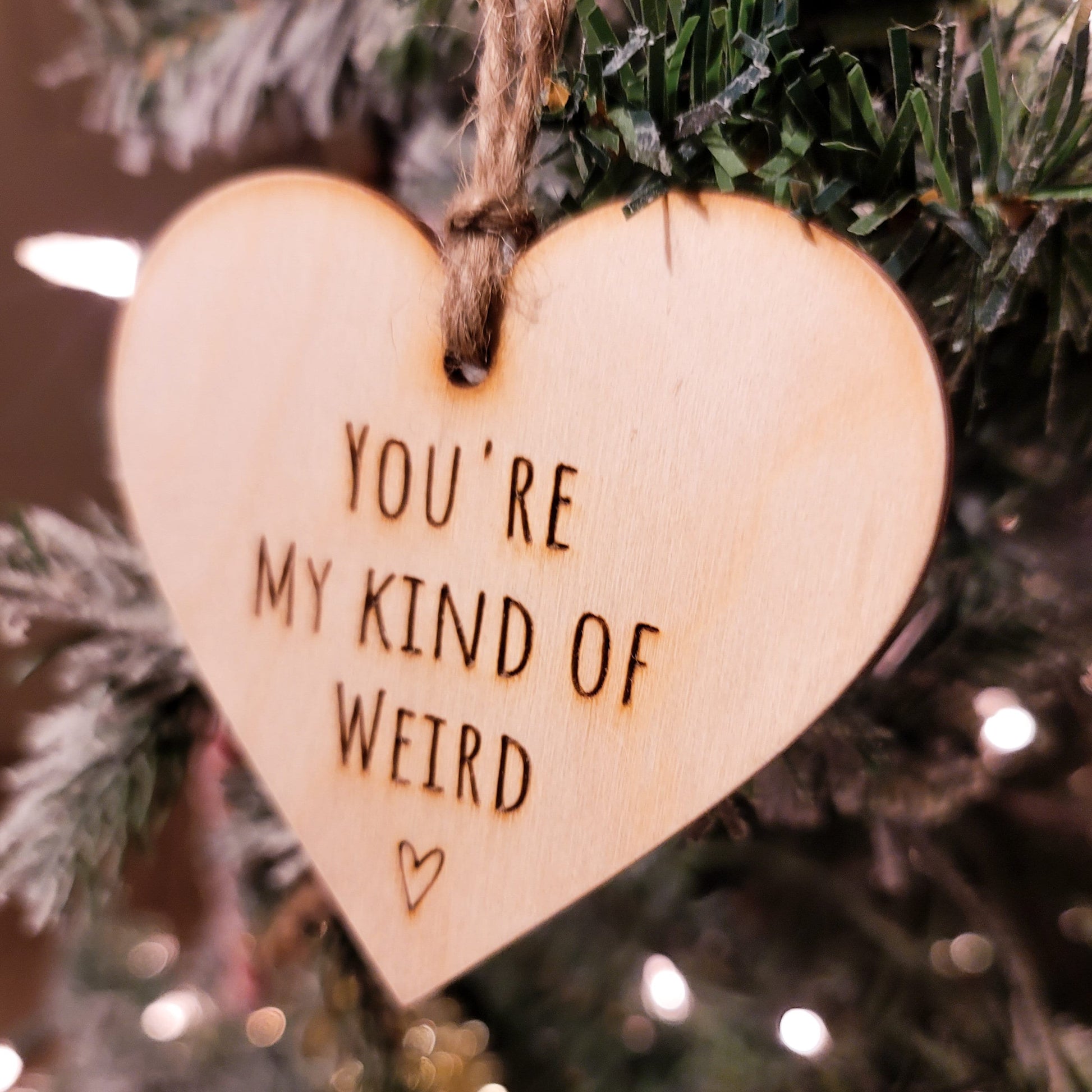 Best Friend Christmas Ornament You're My Kind Of Weird Gift For Friend Ornaments Gift For Weird Friends Besties Affordable Bulk Discounts