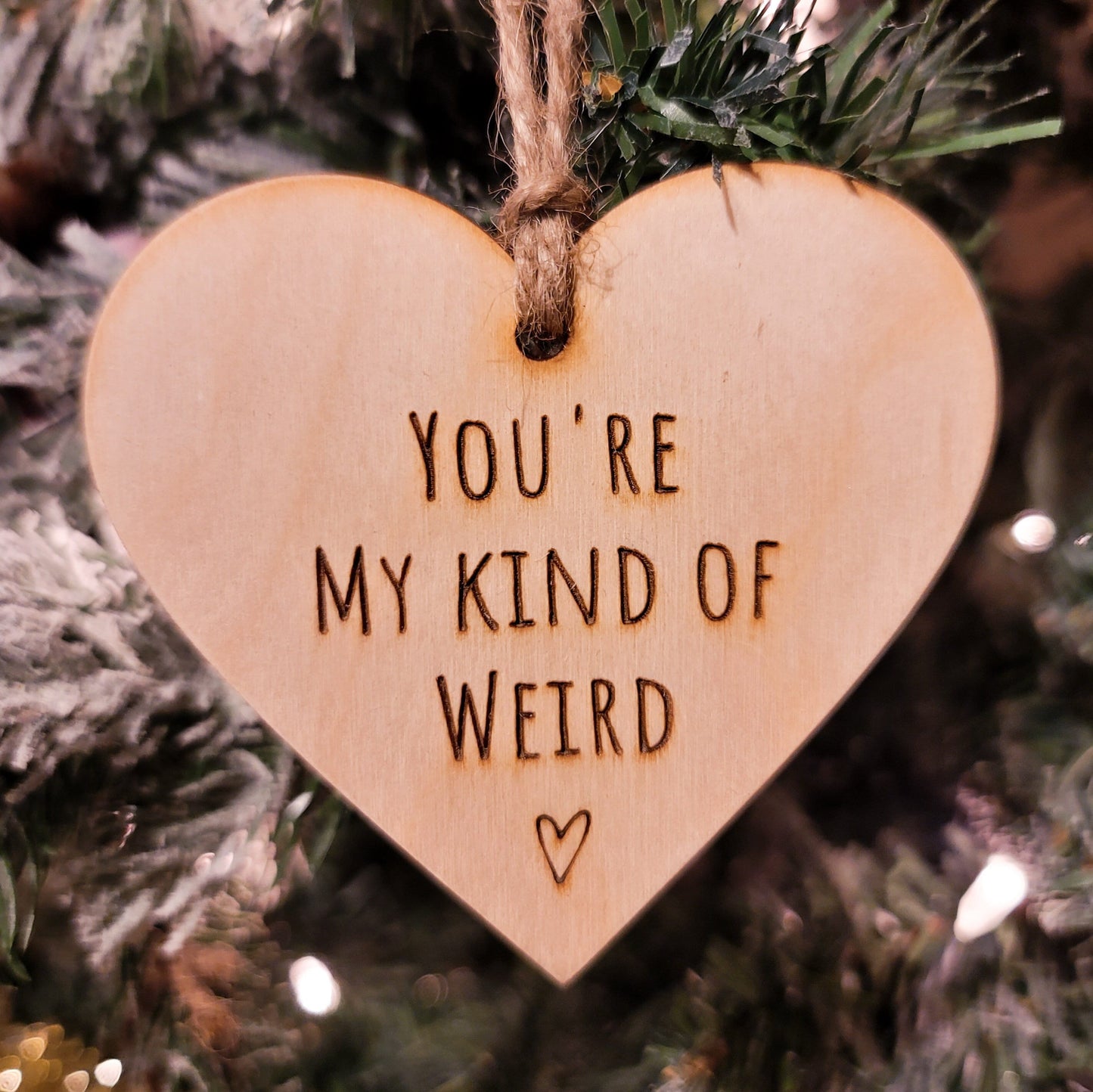 Best Friend Christmas Ornament You're My Kind Of Weird Gift For Friend Ornaments Gift For Weird Friends Besties Affordable Bulk Discounts