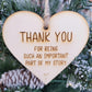 Thank You Ornament Christmas Gift for Counselor Friend Mentor Teacher Affordable Gift Bulk Ornaments Important Part of My Story Gratitude