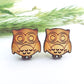 Owl Engraved Studs Fall Fashion Earrings