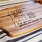 Grandma's Handwritten Recipe Cutting Board