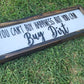You Can't Buy Happiness But You Can Buy Dirt Housewarming Gift Country Song New Home 3D Wood Sign