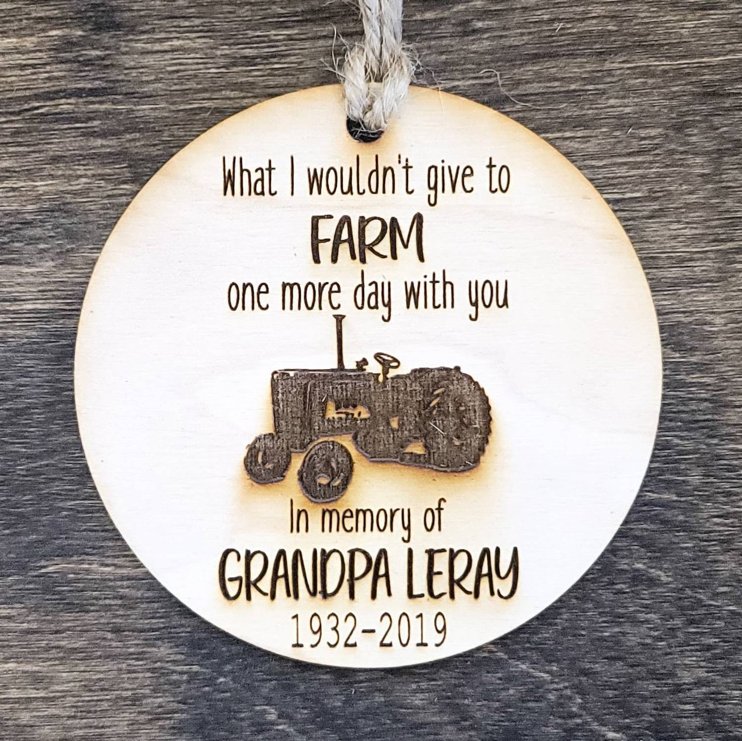 Farming in Heaven Ornament