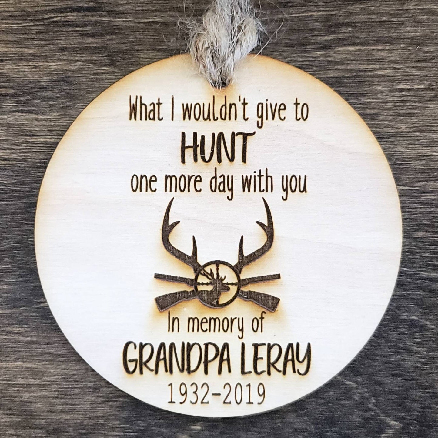 Hunting in Heaven Ornament