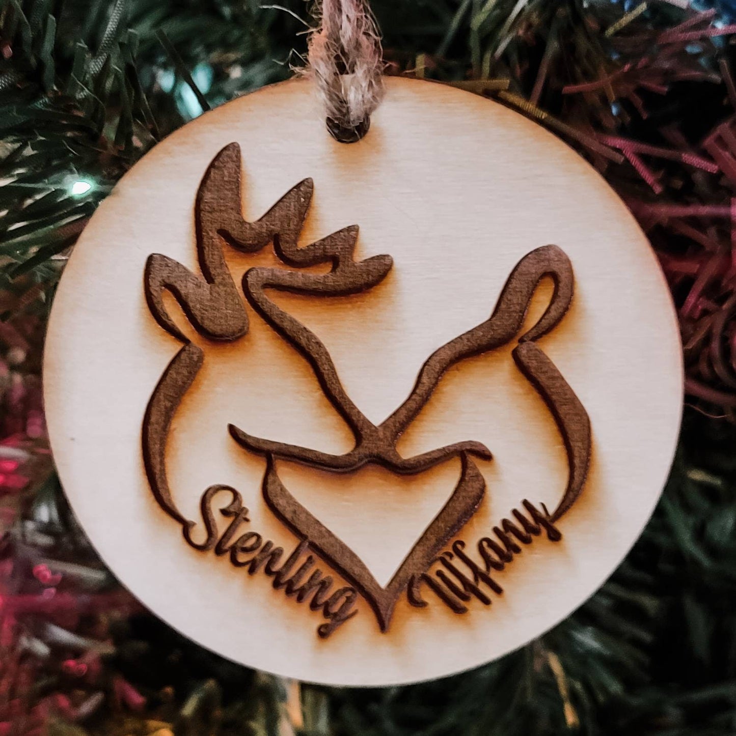 Personalized Deer Ornament