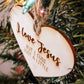 I love Jesus But I Cuss just a Little Ornament