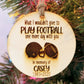 Football in Heaven Ornament Football Angel Memorial Christmas Tree