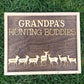 Gift for Grandpa Hunting with Papa Dad Father's Day Birthday Sign Personalized Customized Hunting Trip Gift For Him 1-11 Deer Large Family 8