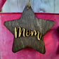 4th of July Independence Day Name Tags Wooden Star Nametags Rustic Decor Ornaments Gift Tags Old Fashion BBQ Party Firework Family